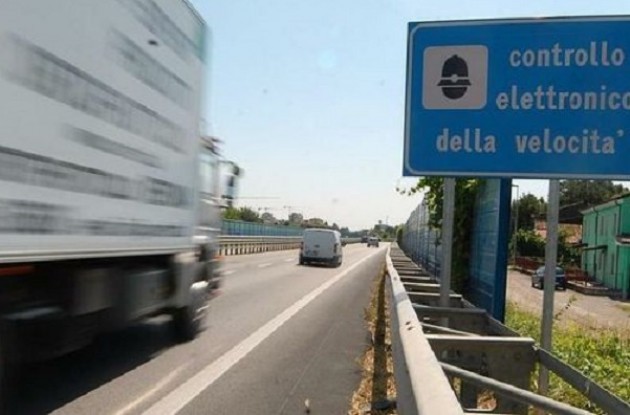 Multe per chi corre: rilevamenti velocità su tutta Campagnola