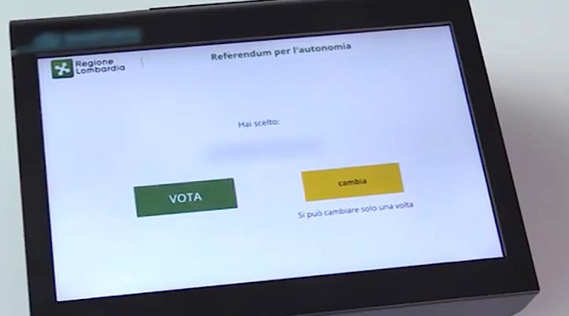 Voting machines alle scuole operazione di immagine