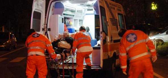 Incidente stradale e infortunio al centro sportivo SIRENE DI NOTTE
