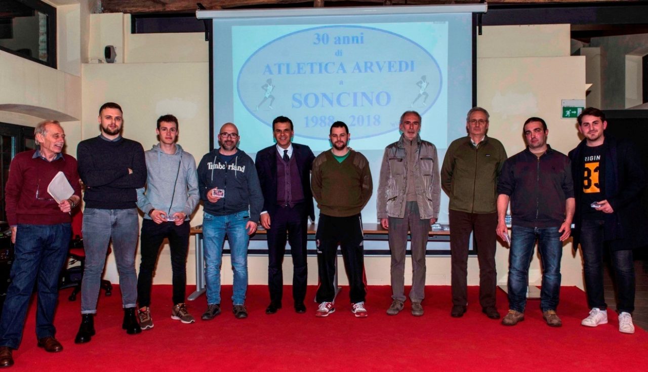 Atletica Arvedi Soncino premia i suoi atleti migliori