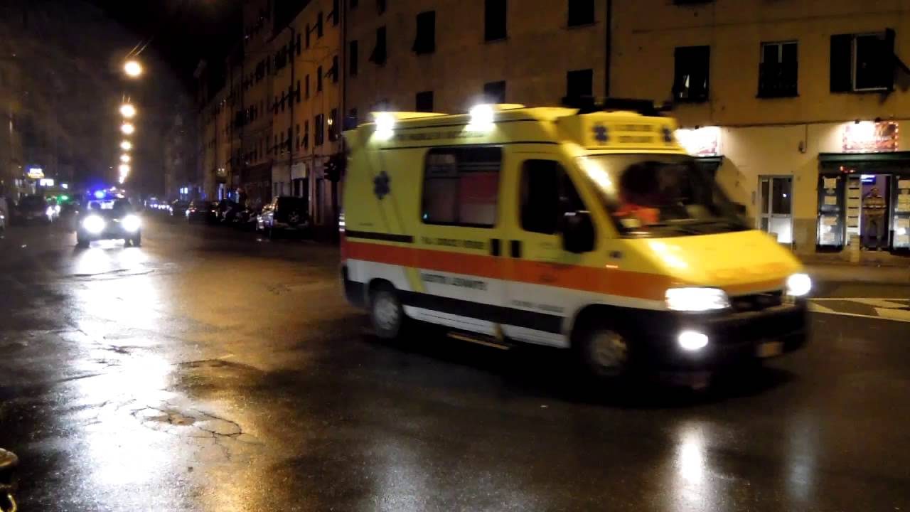Incidenti stradali in codice giallo SIRENE DI NOTTE