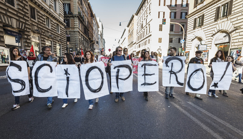 Sciopero generale giovedì 8 marzo