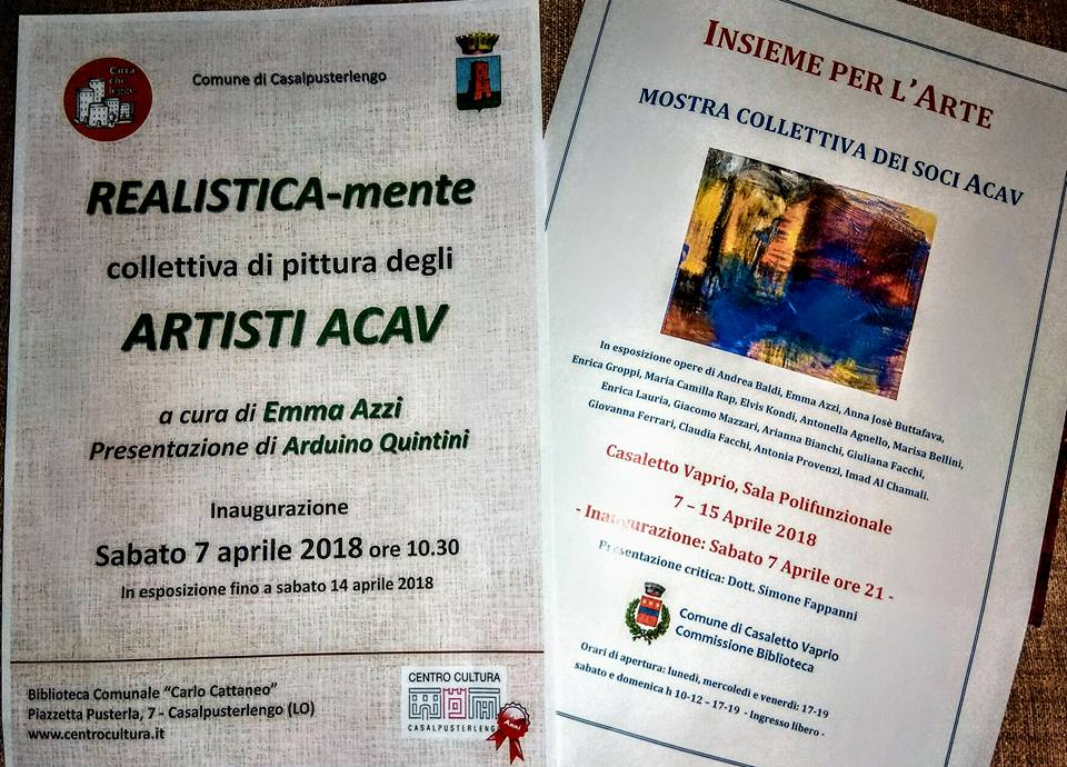 «Insieme per l’Arte» in mostra a Casaletto Vaprio