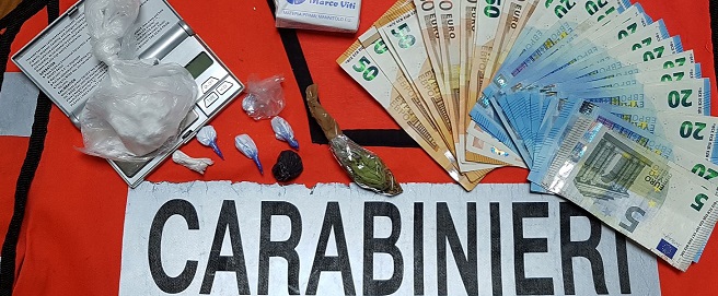 Arrestato per droga un 30enne italiano disoccupato