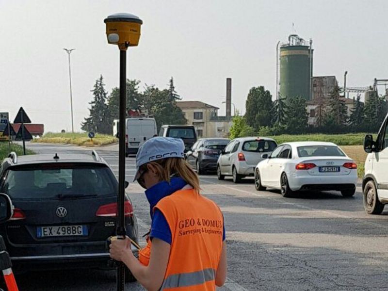 Rotatoria di Grazie stamane i primi rilievi