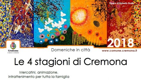 Le 4 stagioni di Cremona appuntamenti con il mercatino dell’usato
