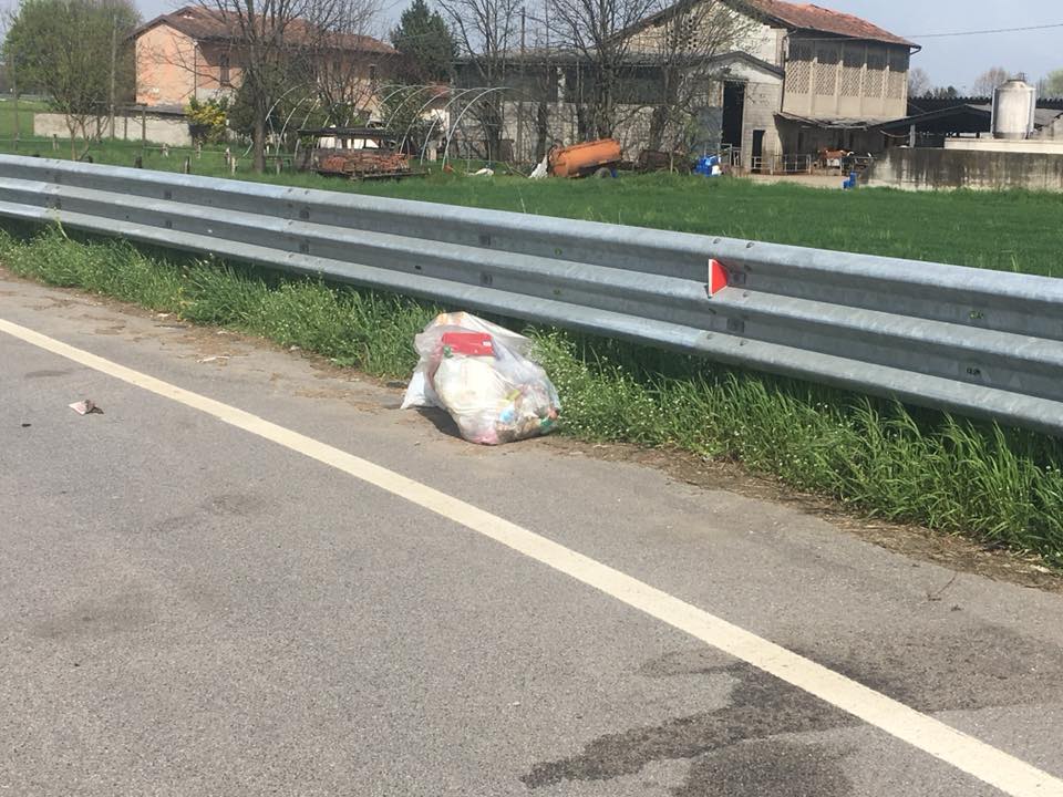 Rifiuti abbandonati, oltre una tonnellata raccolta sulla Paullese