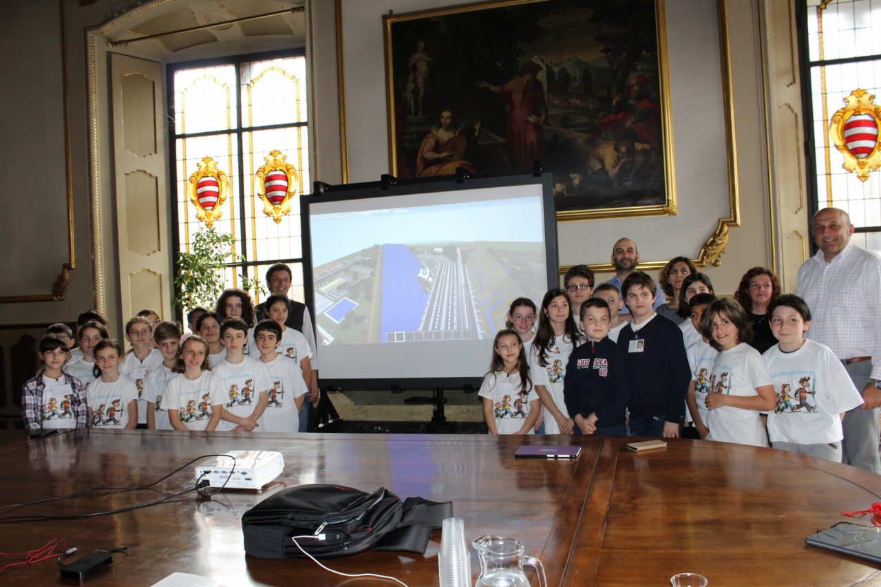 Ponte sul Po in un videogame realizzato dalla 5A della Trento e Trieste