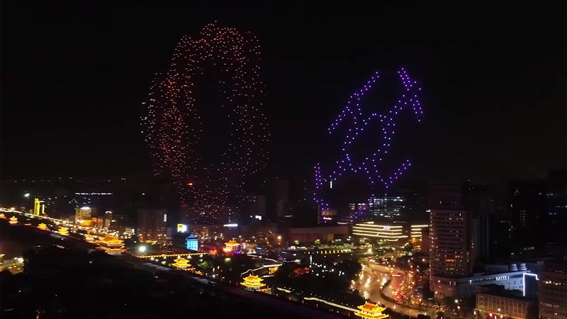 A Torino uno spettacolo con 200 droni luminosi