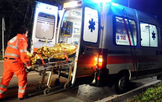Soccorso 35enne a Cremona SIRENE DI NOTTE