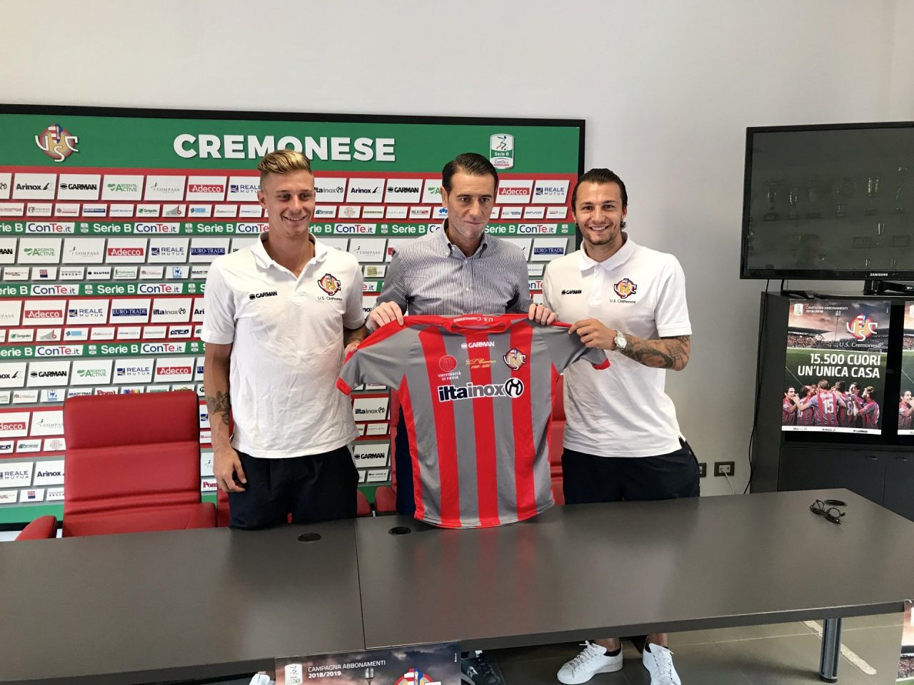 Cremo, presentati Volpe e Mogos
