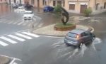 Allagamento Agnadello, dieci centimetri d'acqua in piazza VIDEO