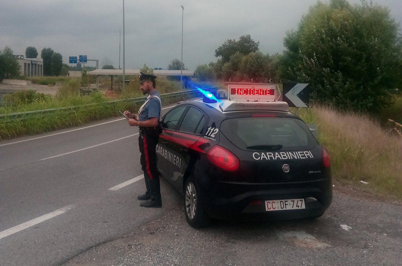 Incidente in auto denunciati per guida sotto effetto di droga