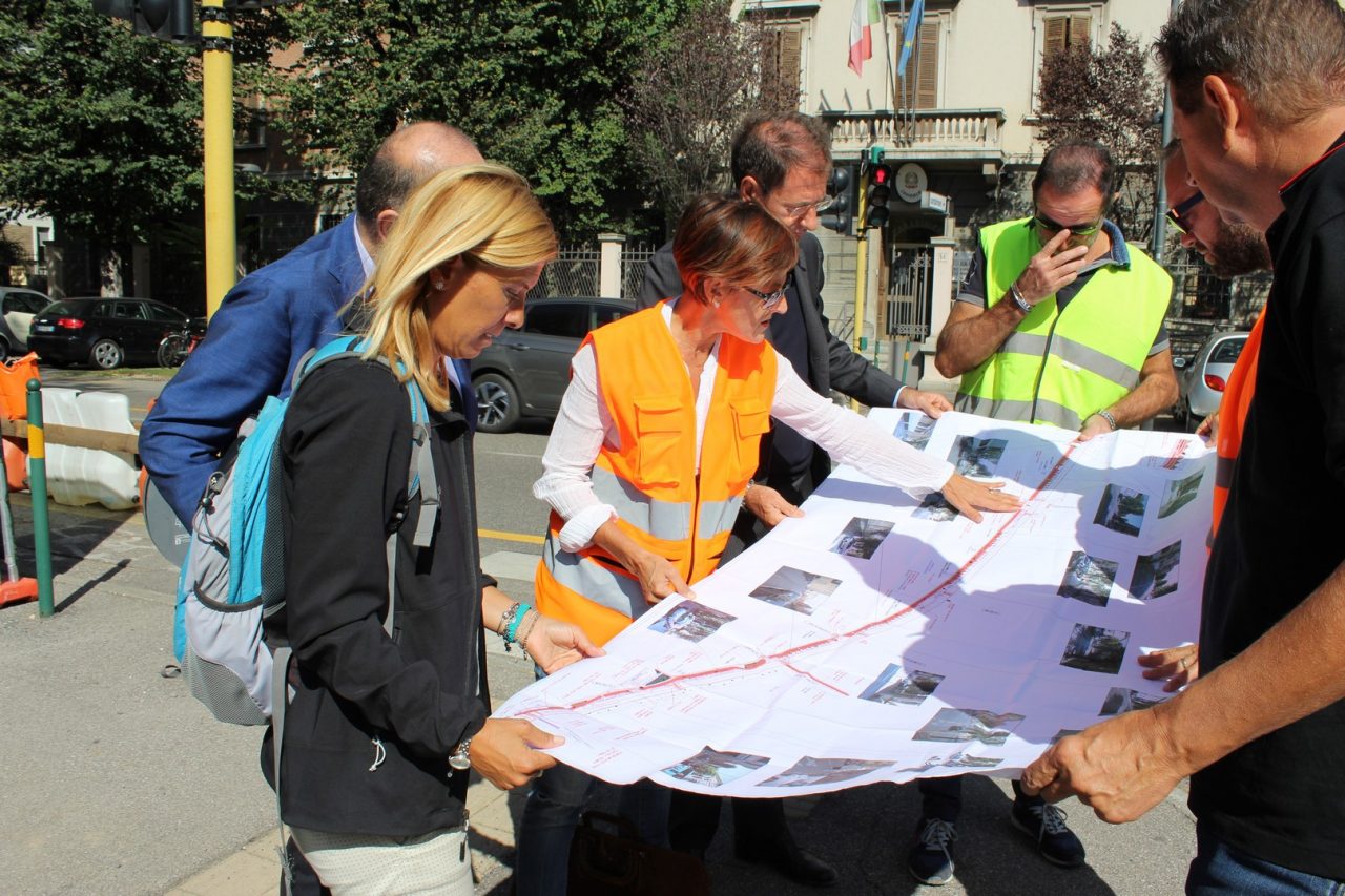 Ciclabile viale Trento e Trieste: prosegue il cantiere