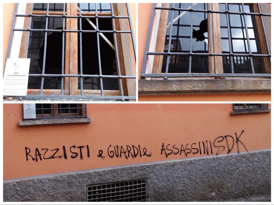Sede Lega Nord vandalizzata a Cremona, Salvini: “Io non arretro di un millimetro”