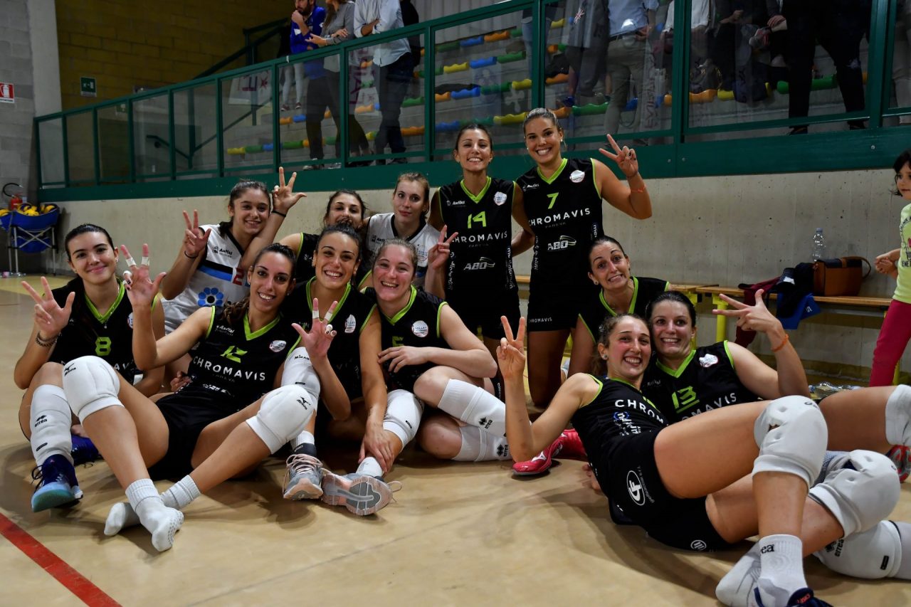 La Chromavis Abo festeggia al PalaCoim: 3-0 al Parella Torino