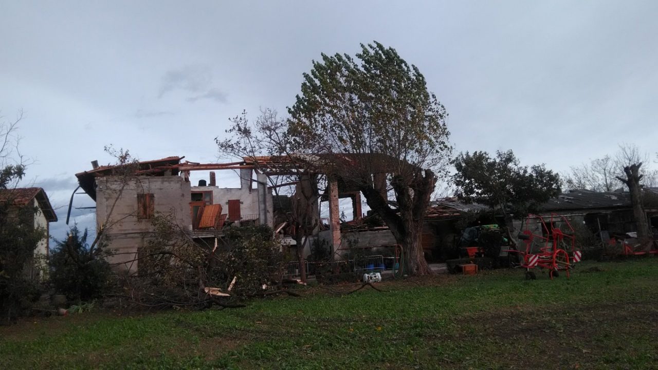 Maltempo nel Cremonese: la conta dei danni dopo la tromba d’aria