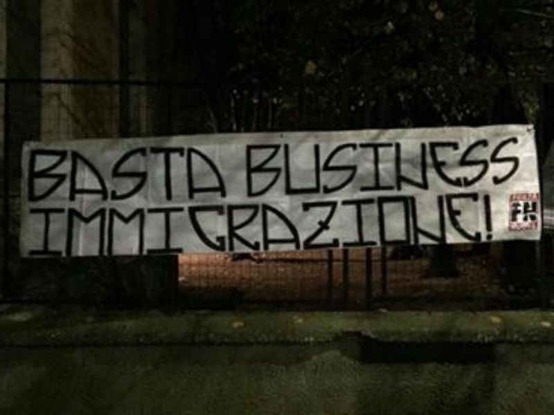 Forza Nuova: “Basta business immigrazione”