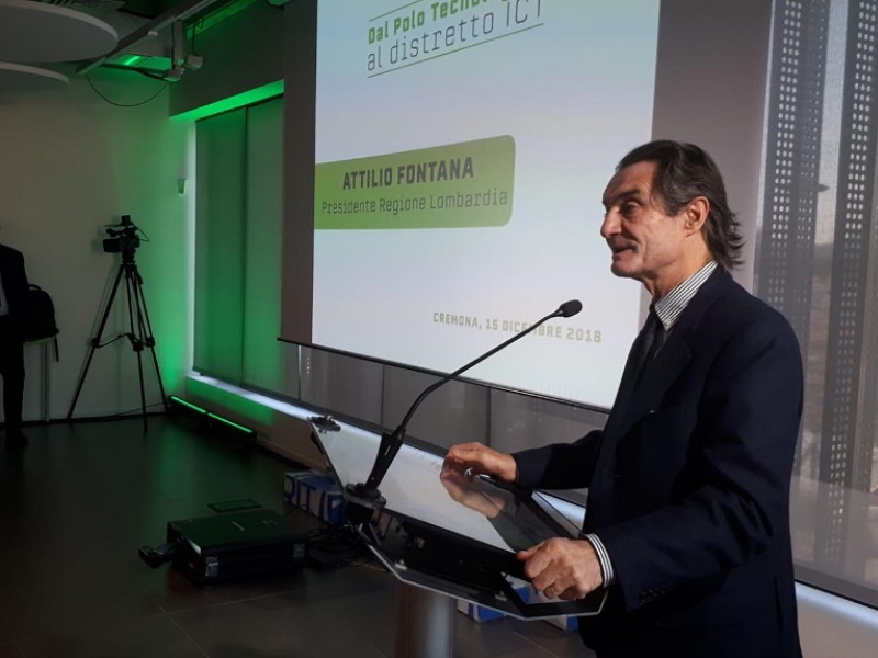 Fontana a Cremona per ampliamento polo tecnologico