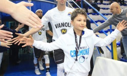 Vanoli Basket: Mattia Tomasoni inaugura la Minibasket Experience FOTO