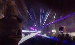 Laser show in corso Garibaldi illumina Cremona VIDEO