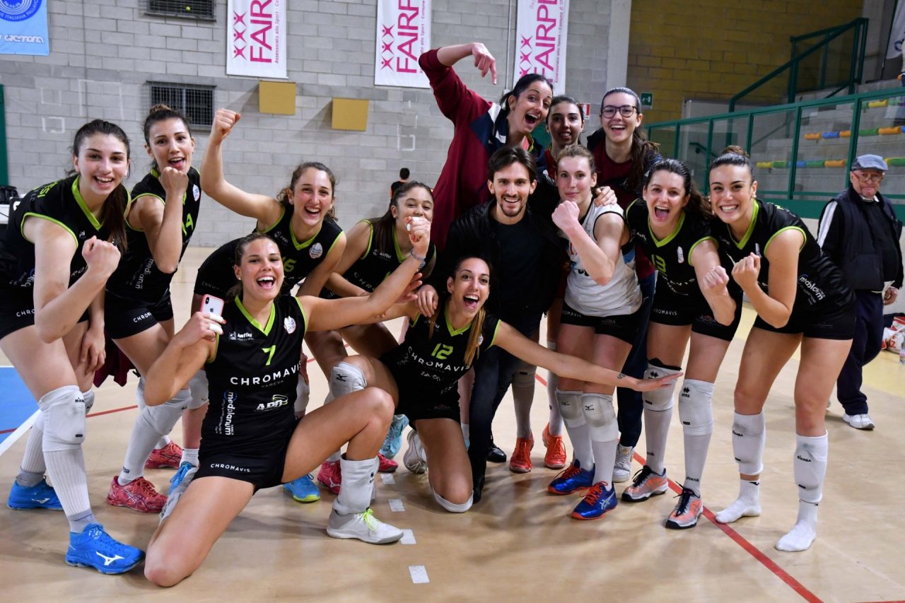 La Chromavis Abo corre a mille: 3-0 al Garlasco