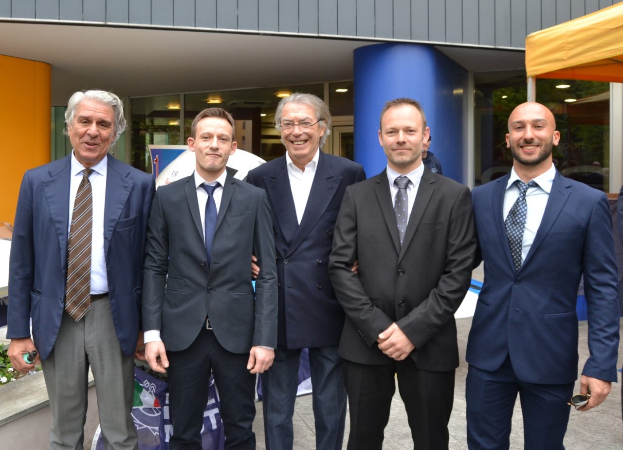 Massimo Moratti alla premiazione della Motonautica Italiana