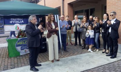 Daniela Santanchè a Soncino per inaugurare la nuova sede di Fratelli d’Italia VIDEO