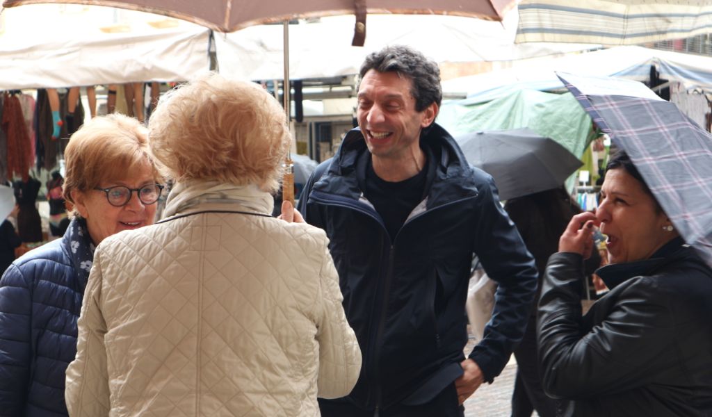 Galimberti verso il ballottaggio: presenza nei quartieri ed eventi