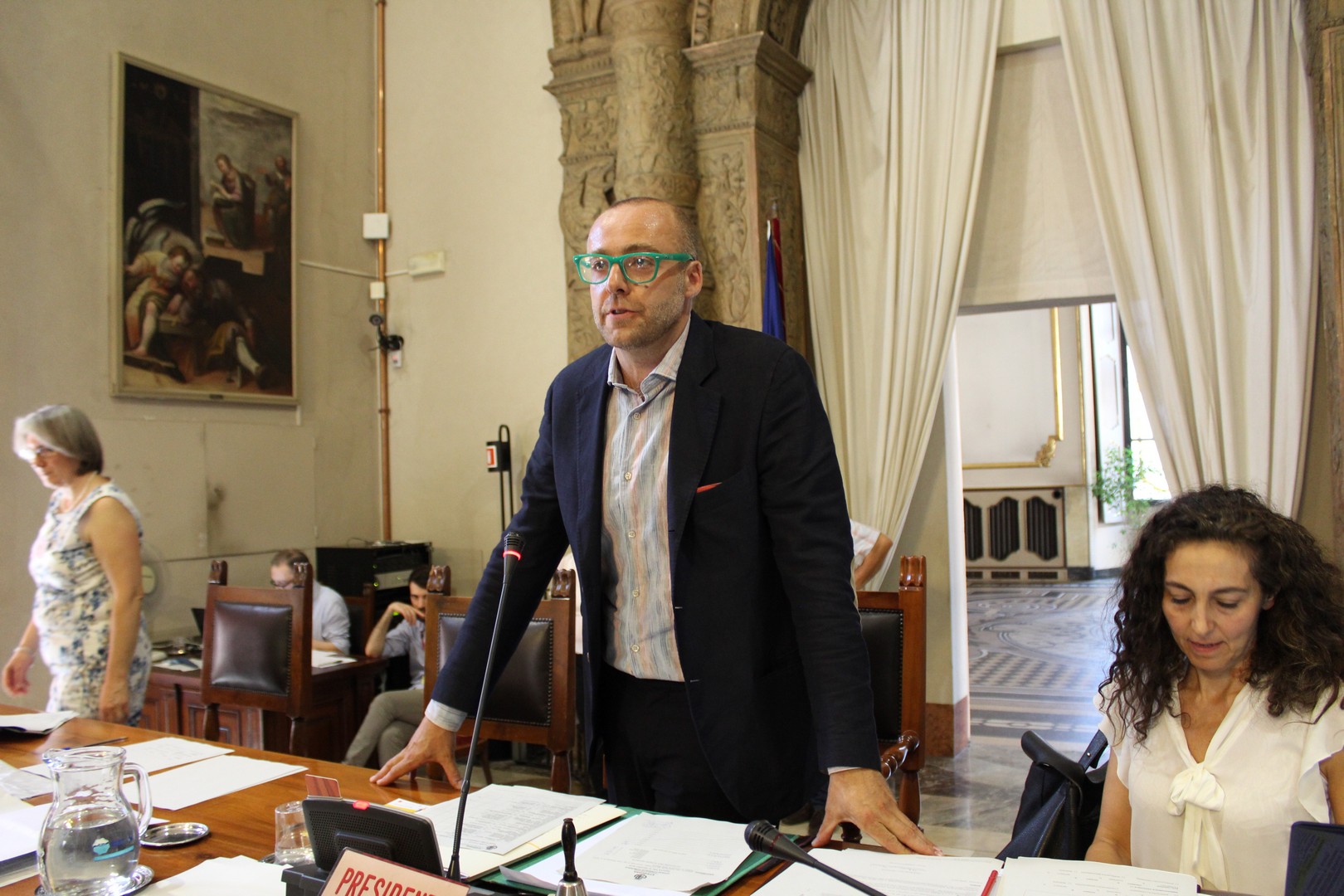 Il presidente del consiglio comunale Paolo Carletti