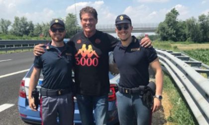 David Hasselhoff fermato in A21 dalla Polizia Stradale