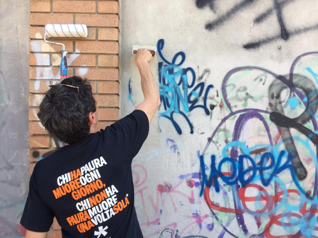 Retake urbano dei giovani di “Cremona, si può” allo Zaist