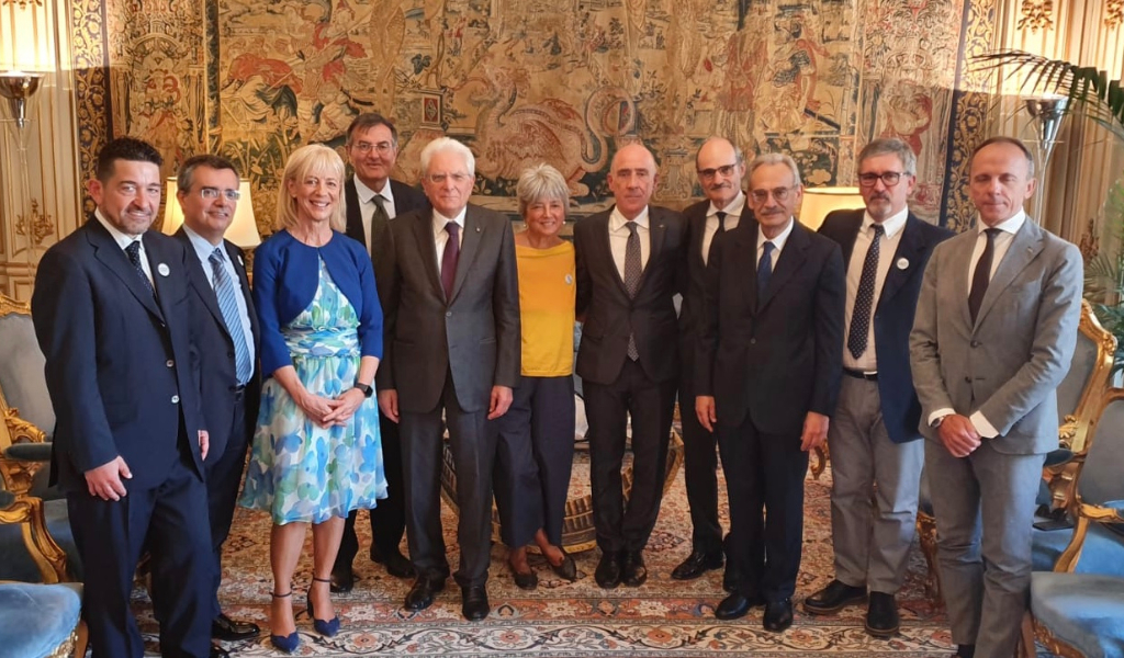 Il primario dell’Ospedale Maggiore di Crema ricevuta dal Presidente della Repubblica Sergio Mattarella