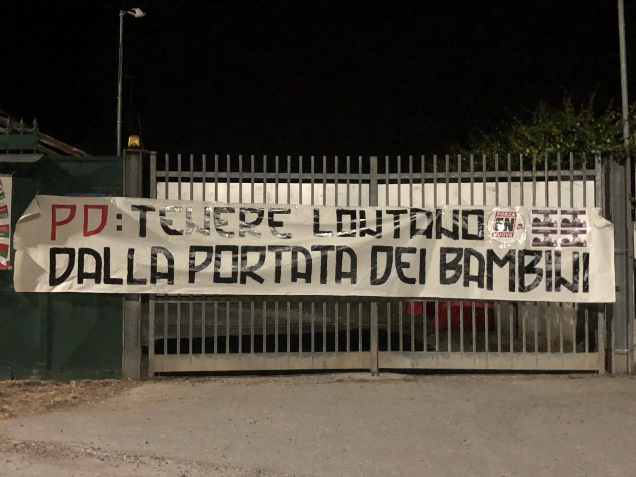 Forza Nuova: “Il PD nuoce gravemente alla salute dei bambini”