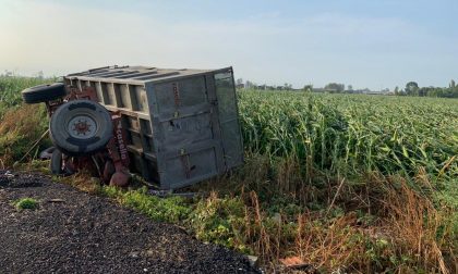 Maltempo cremasco, campi devastati e stalle scoperchiate FOTO