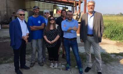 Rolfi e Gobbato a Sergnano in visita alle aziende agricole