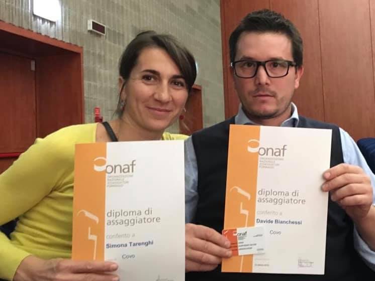 Simona e Davide sono assaggiatori di formaggio