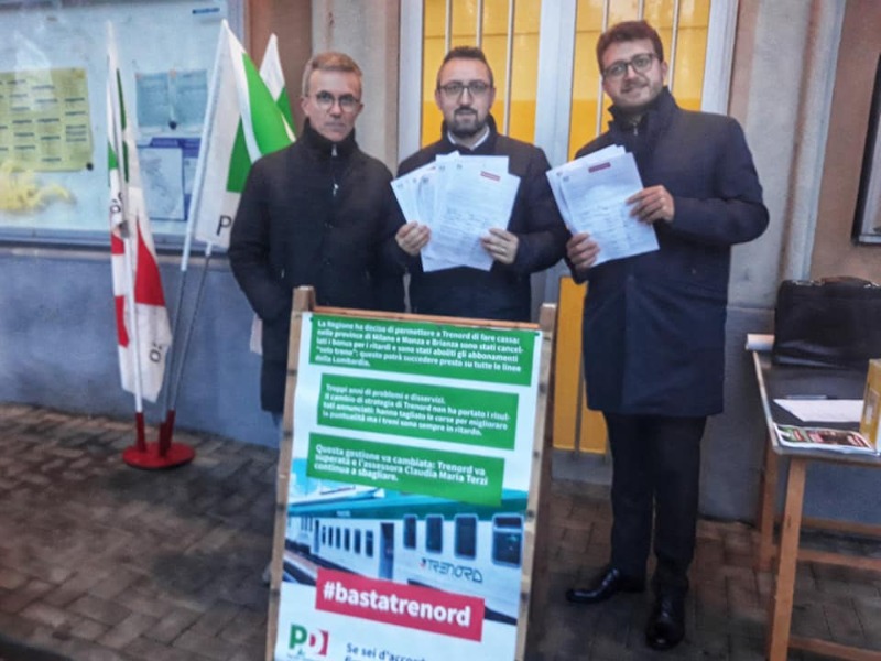 “Basta Trenord”: oggi raccolta firme alla stazione di Castelleone