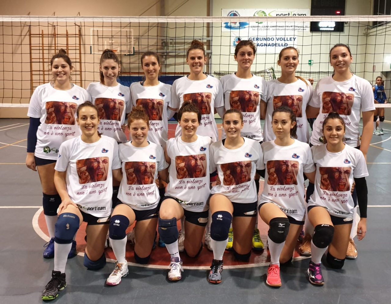 Gerundo volley in campo contro la violenza sulle donne