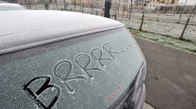 Arriva il freddo: minime anche sotto zero PREVISIONI METEO