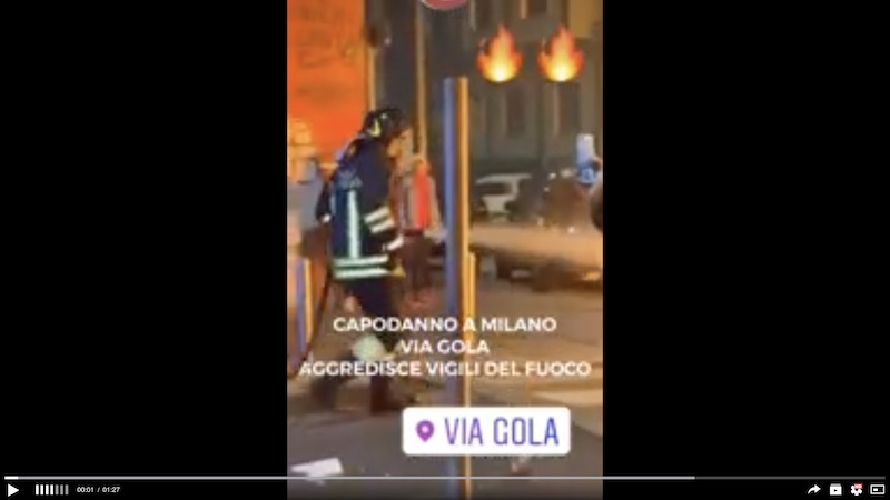Pompieri aggrediti a Milano, in corso le perquisizioni per individuare i balordi VIDEO