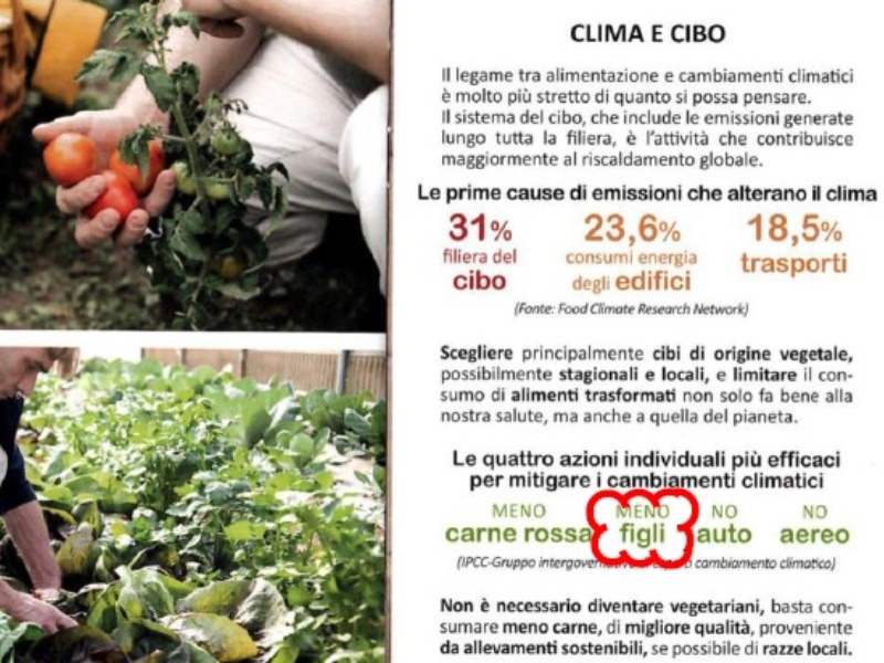 “Fai meno figli” su opuscolo del Comune, Fondazione Cariplo prende le distanze