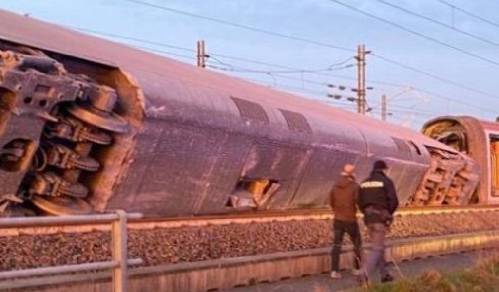 Frecciarossa deragliato nel Lodigiano, indagati 5 operai