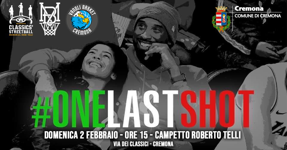 La Vanoli Basket ricorda Kobe Bryant: domani iniziative per pubblico e giocatori