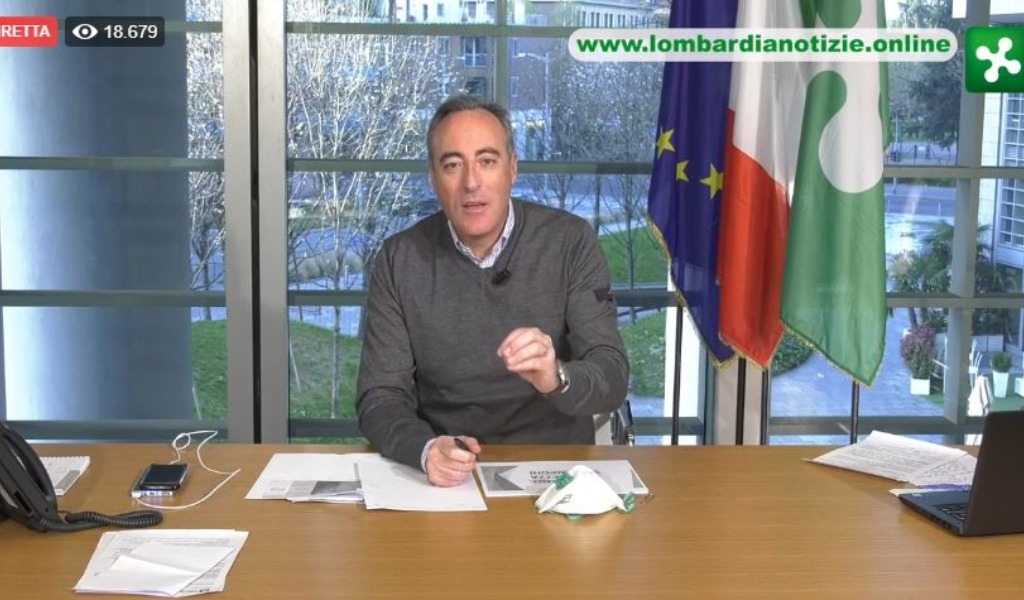 Coronavirus, Gallera: “Positivi e terapie intensive, numeri in calo” | Ma la Bassa in controdendenza: Cremona +81 VIDEO