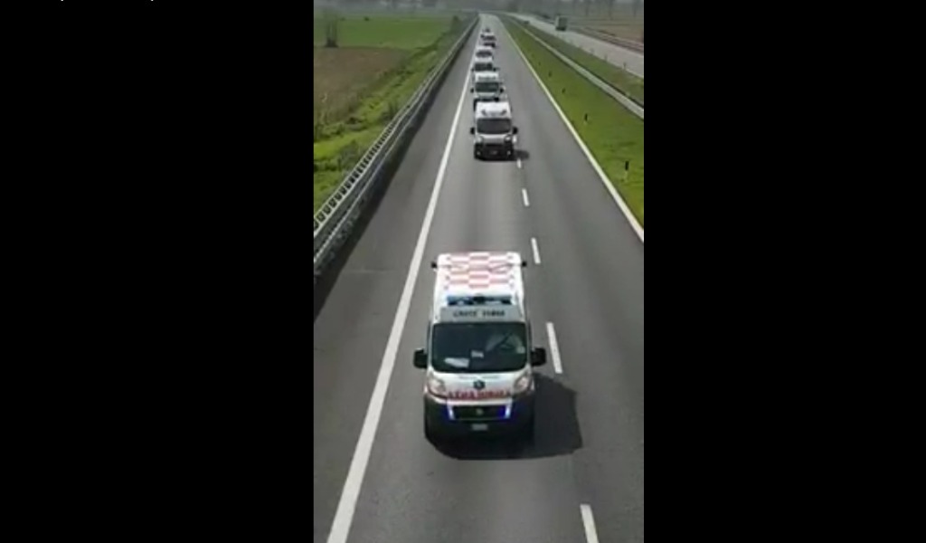 Pazienti Covid da Cremona a Colonia scortati dalla Stradale VIDEO