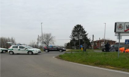 Tir ribaltato a Vailate, un ferito e traffico paralizzato