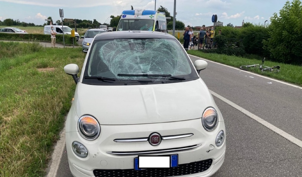 16enne investito in bici a Ripalta Cremasca: soccorso e portato in ospedale
