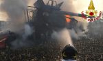 Mietitrebbia a fuoco nei campi, i Vigili del fuoco scongiurano il peggio FOTO - VIDEO