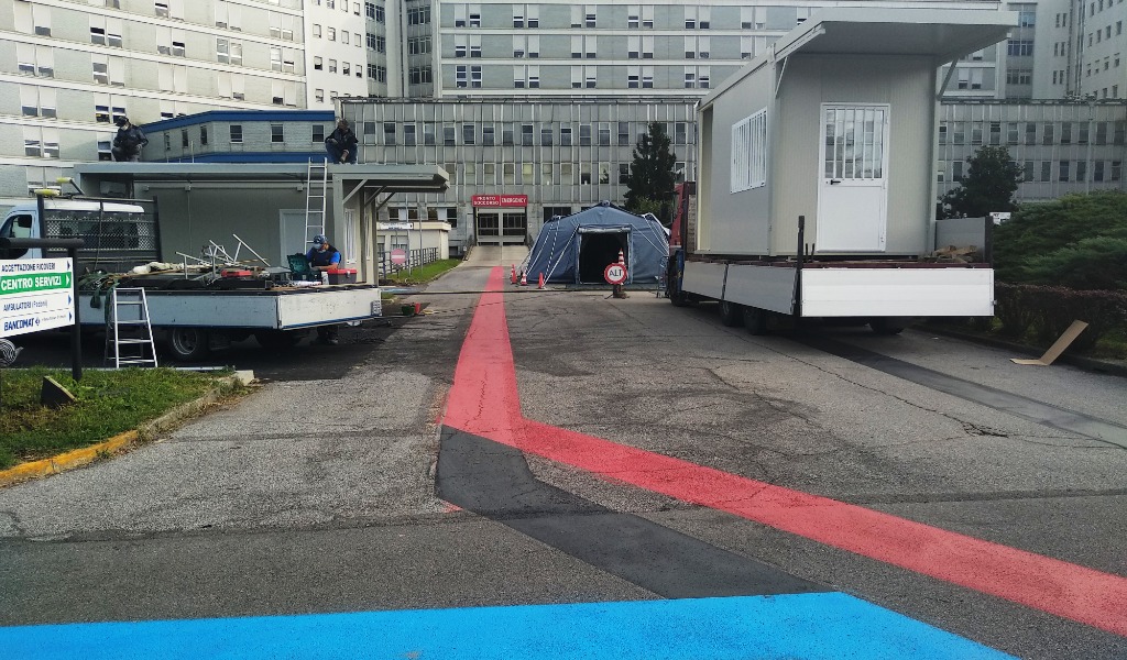 Pronto Soccorso Cremona: continuano i lavori di separazione dei percorsi di accesso
